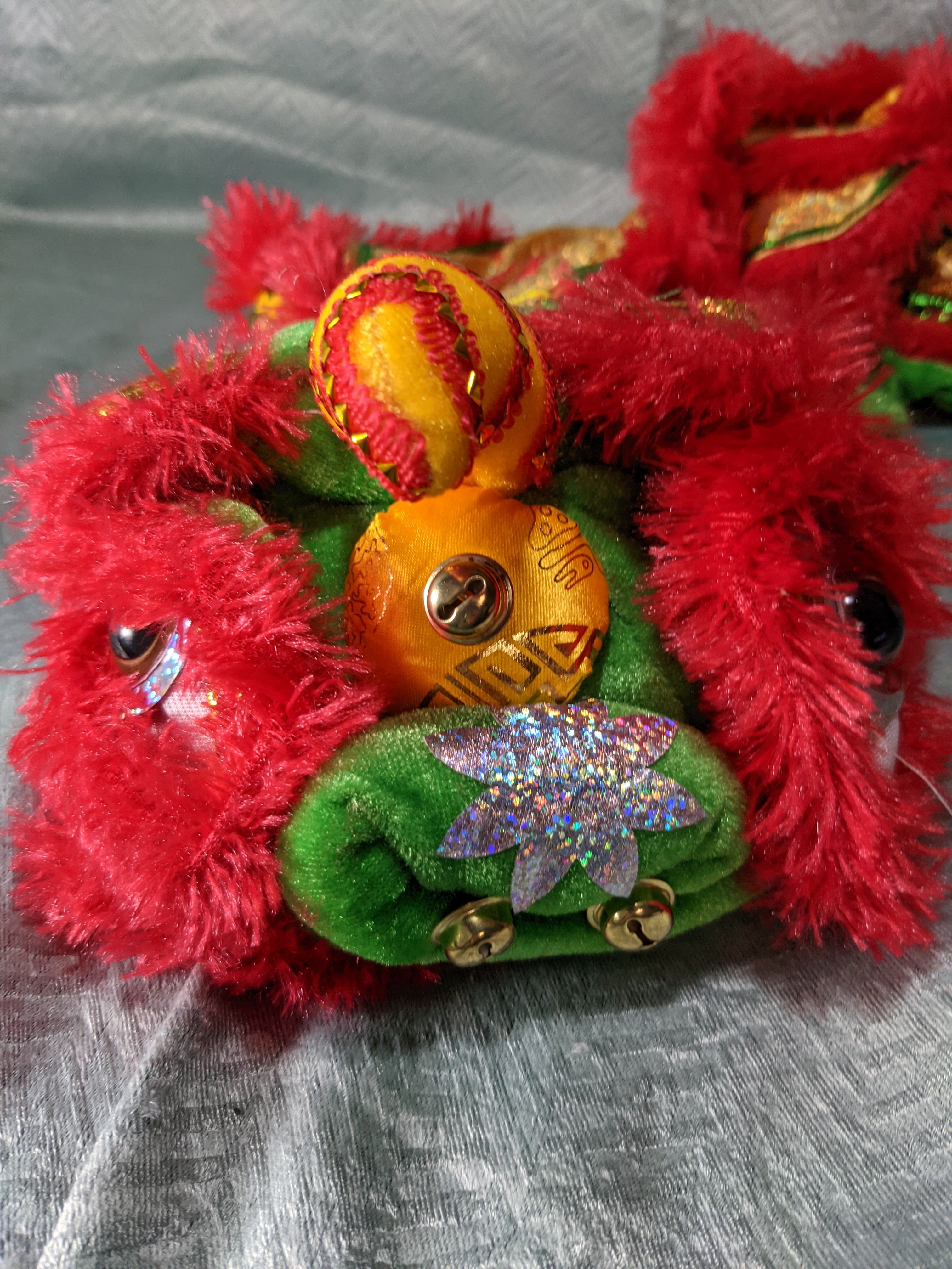 Dragon Dog Costume, New Year Pet Makeover Funny Clothes XL (7198047994094)